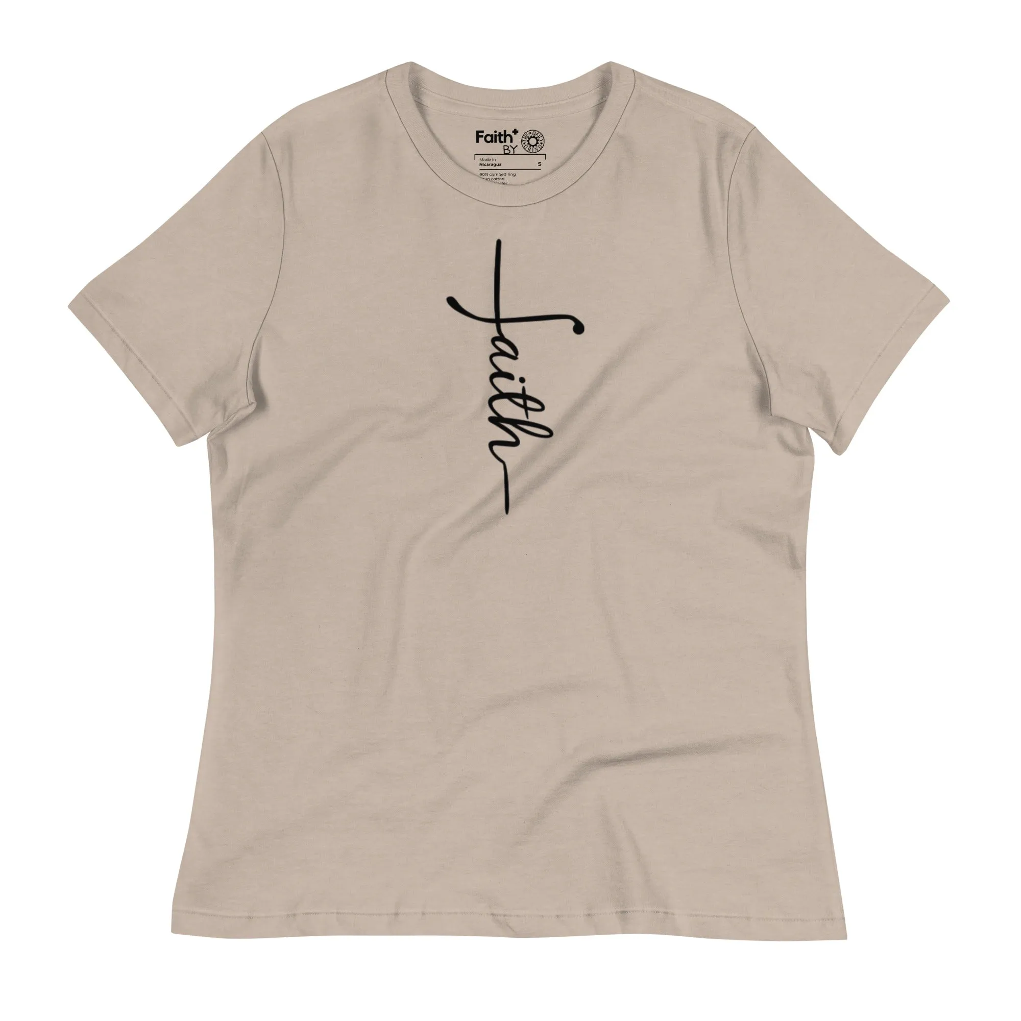Faith (black) Women's Relaxed T-Shirt