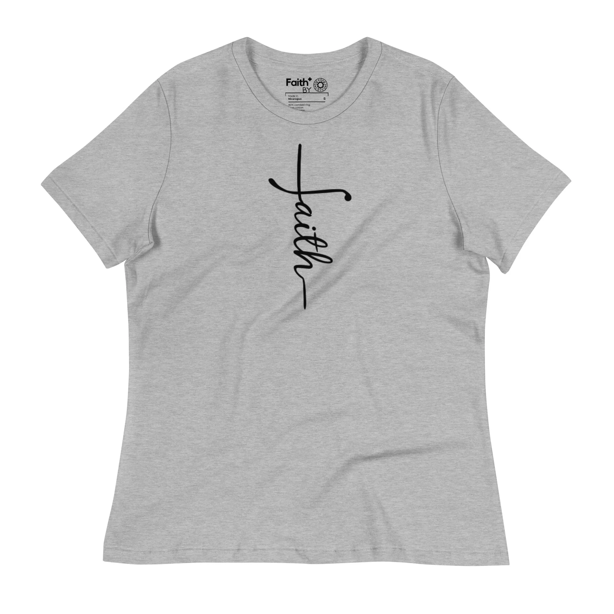Faith (black) Women's Relaxed T-Shirt