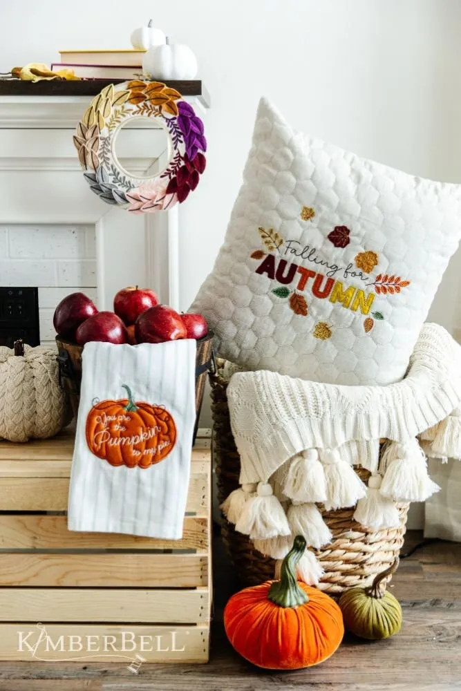 Falling For Autumn Quilt Fabric Kit in Collectible Box