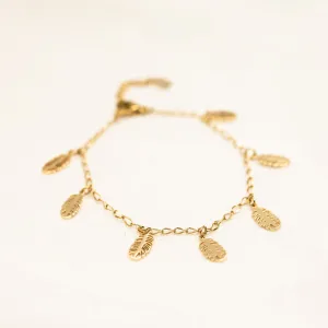 Feather Charms Bracelet