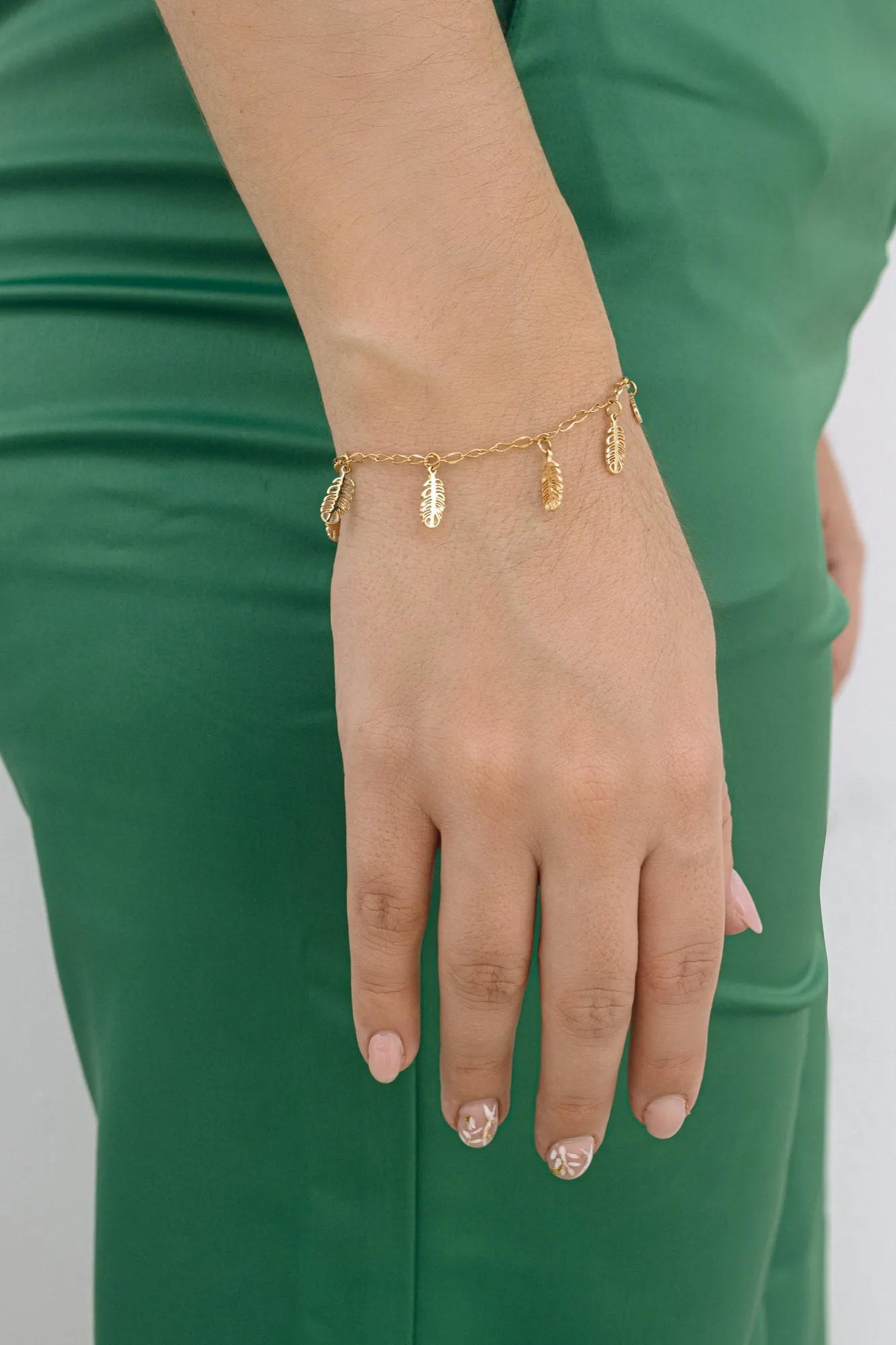 Feather Charms Bracelet