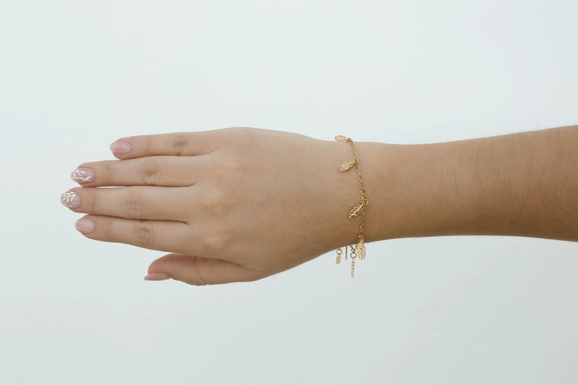 Feather Charms Bracelet