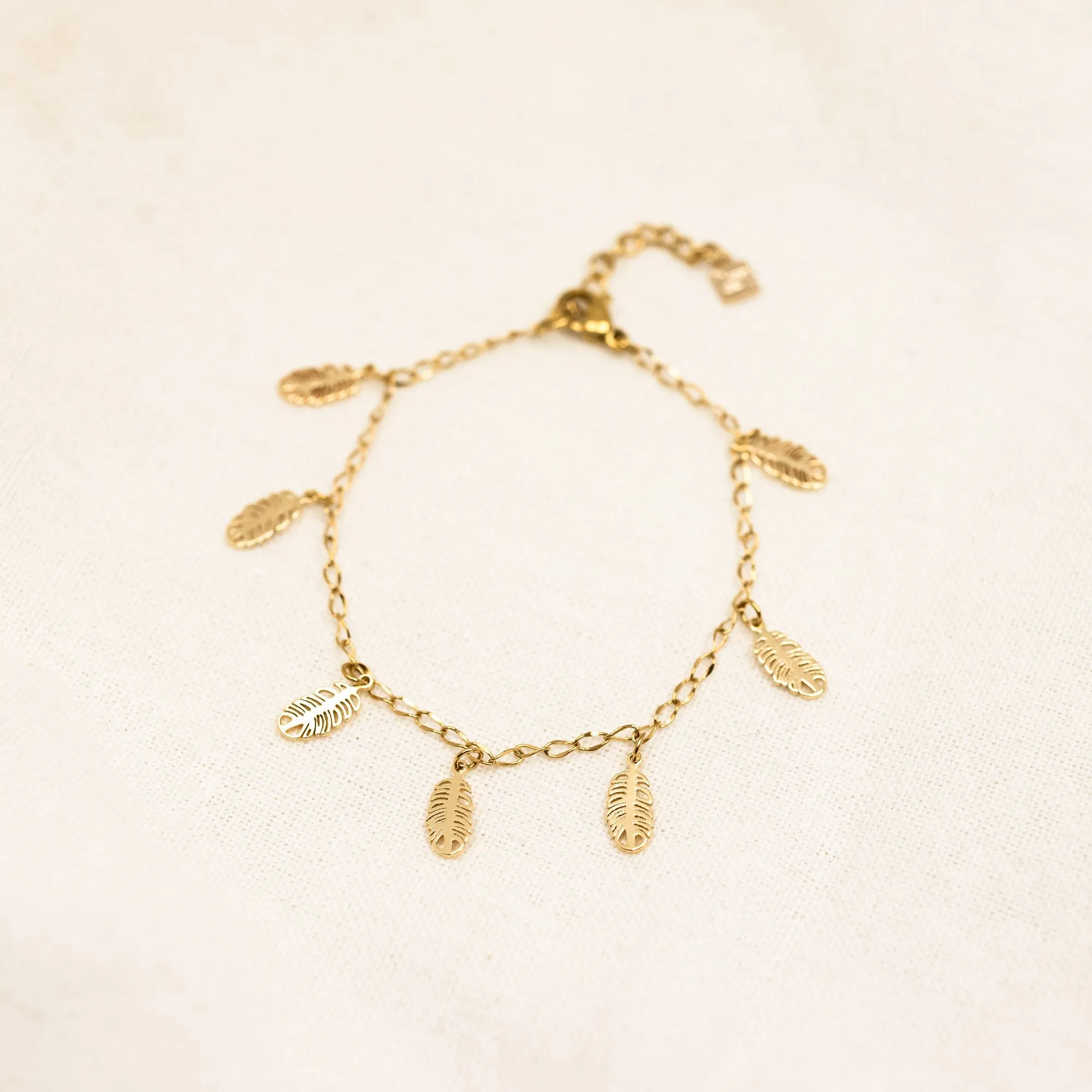 Feather Charms Bracelet