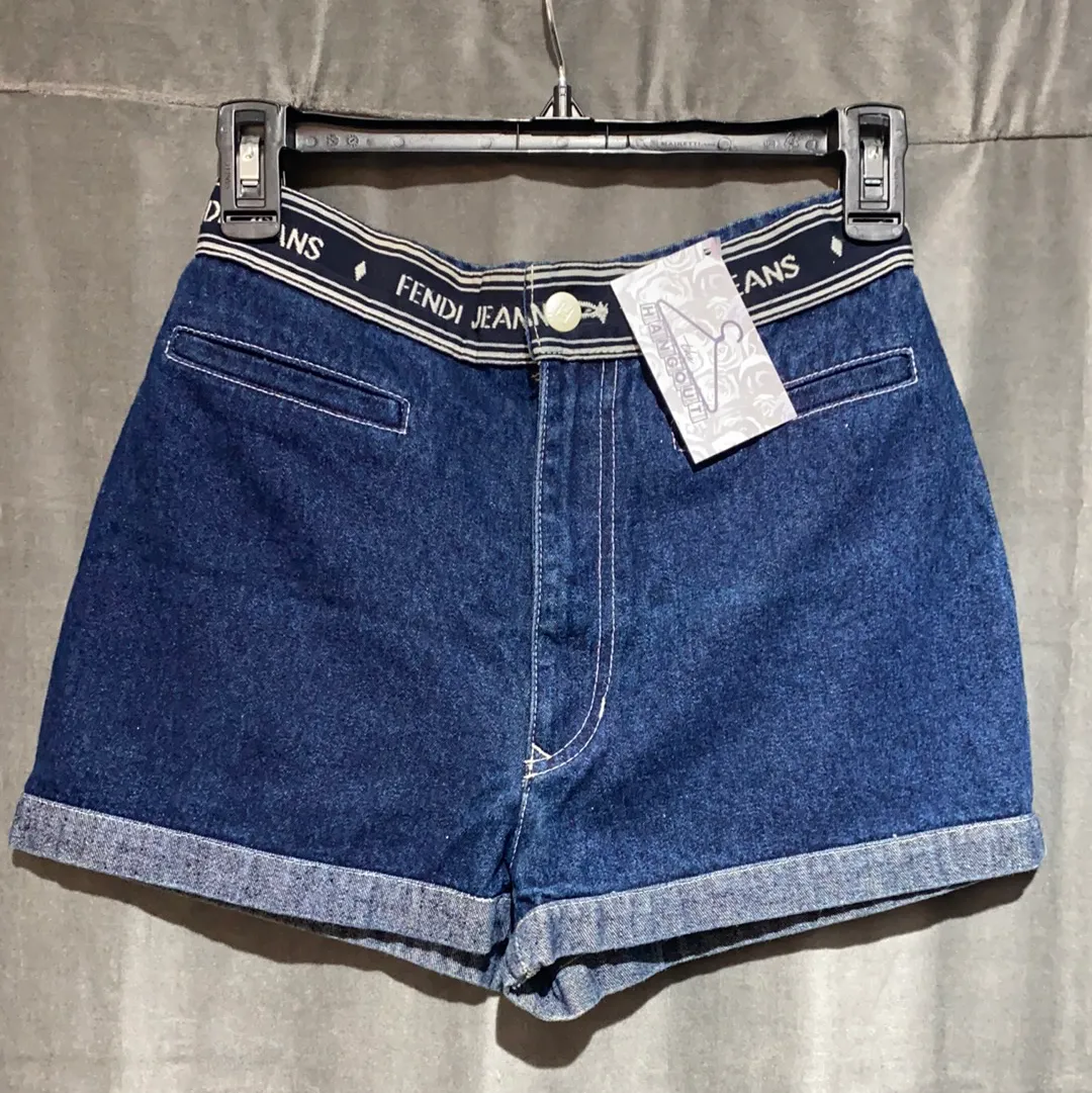 Fendi Jeans MIni Denim Booty Shorts