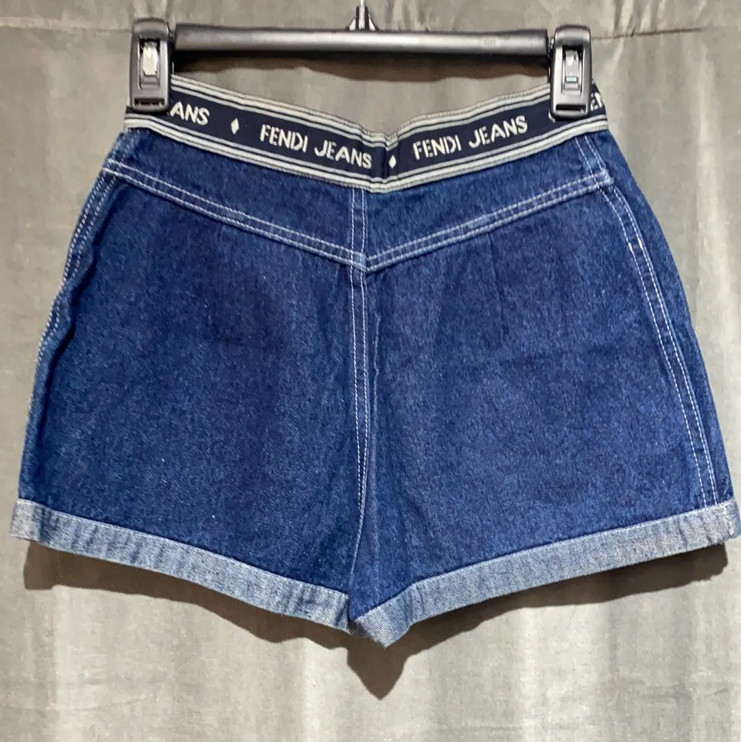 Fendi Jeans MIni Denim Booty Shorts