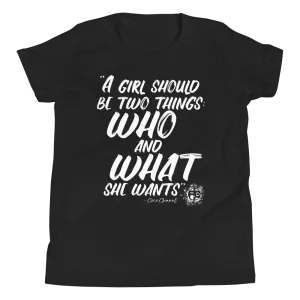 Fit Bitch - Kids - T-Shirt - A Girl Should Be Two Things