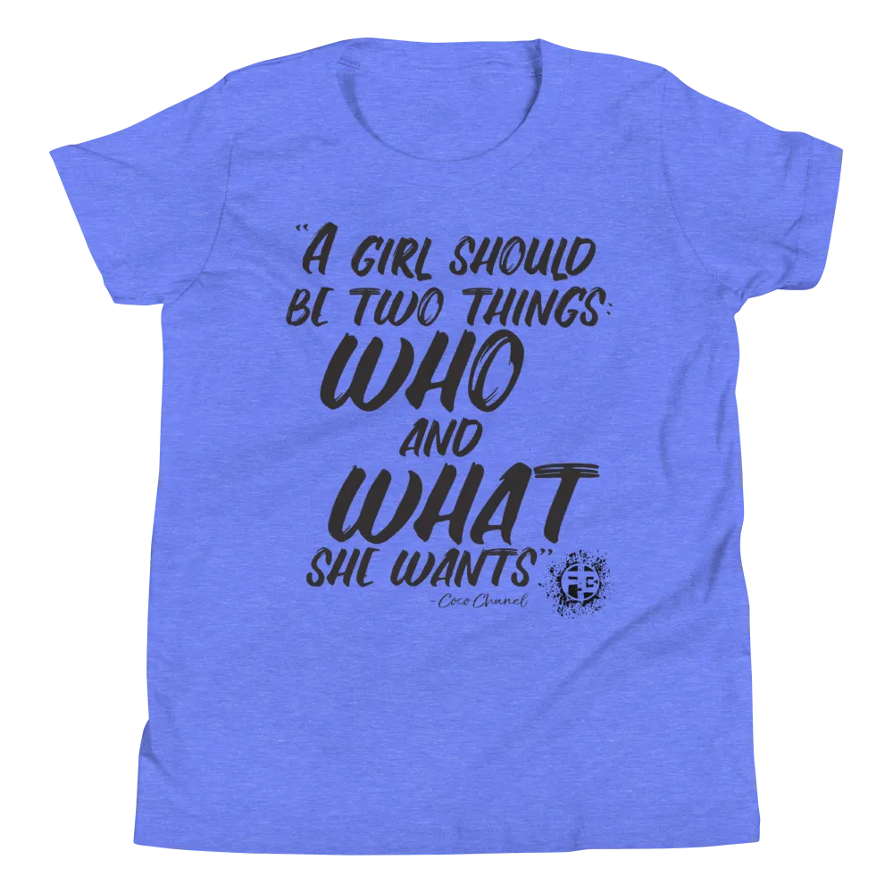 Fit Bitch - Kids - T-Shirt - A Girl Should Be Two Things