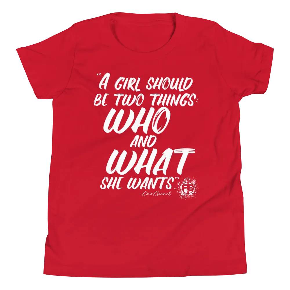 Fit Bitch - Kids - T-Shirt - A Girl Should Be Two Things
