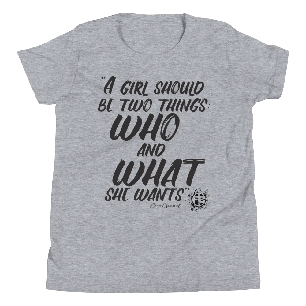 Fit Bitch - Kids - T-Shirt - A Girl Should Be Two Things