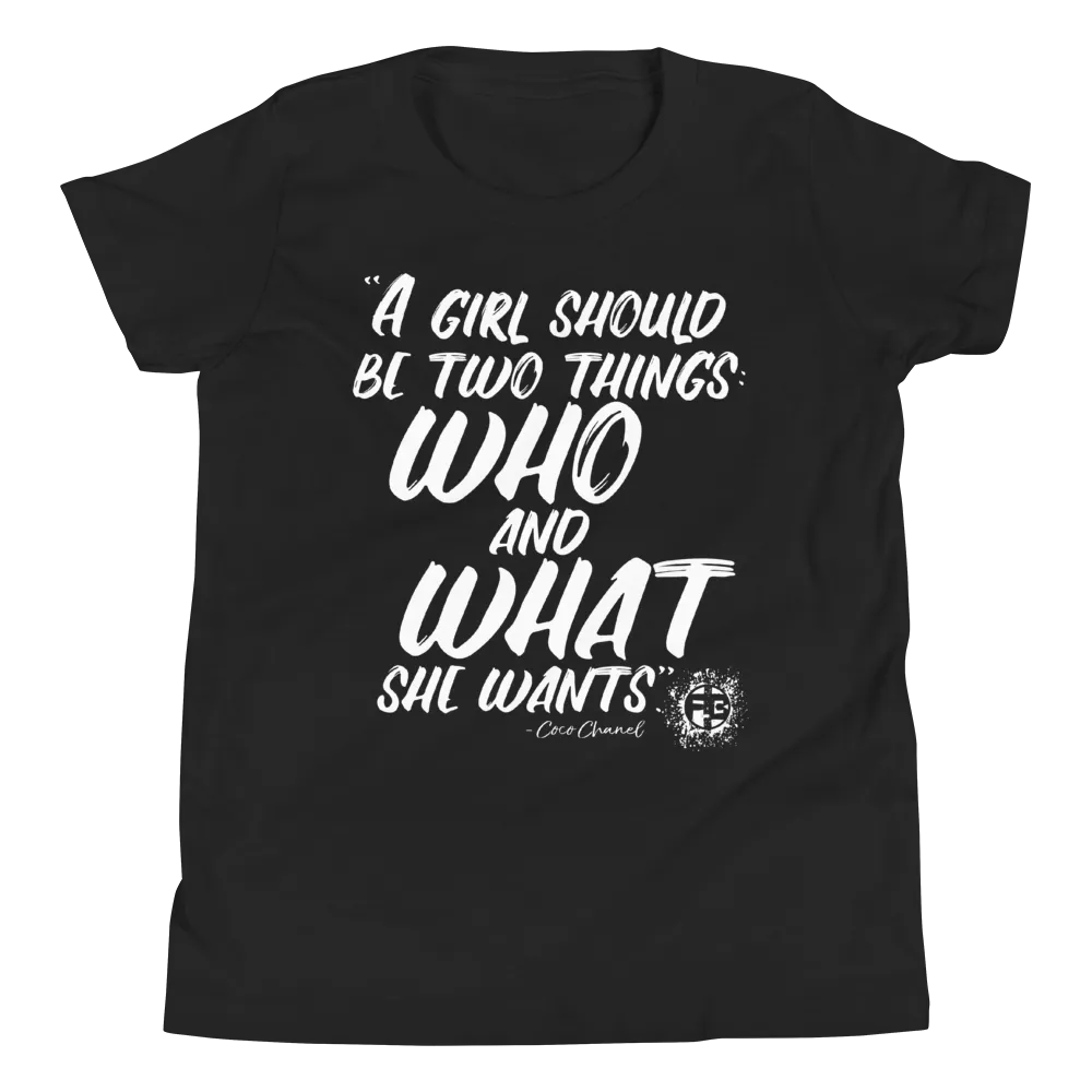 Fit Bitch - Kids - T-Shirt - A Girl Should Be Two Things