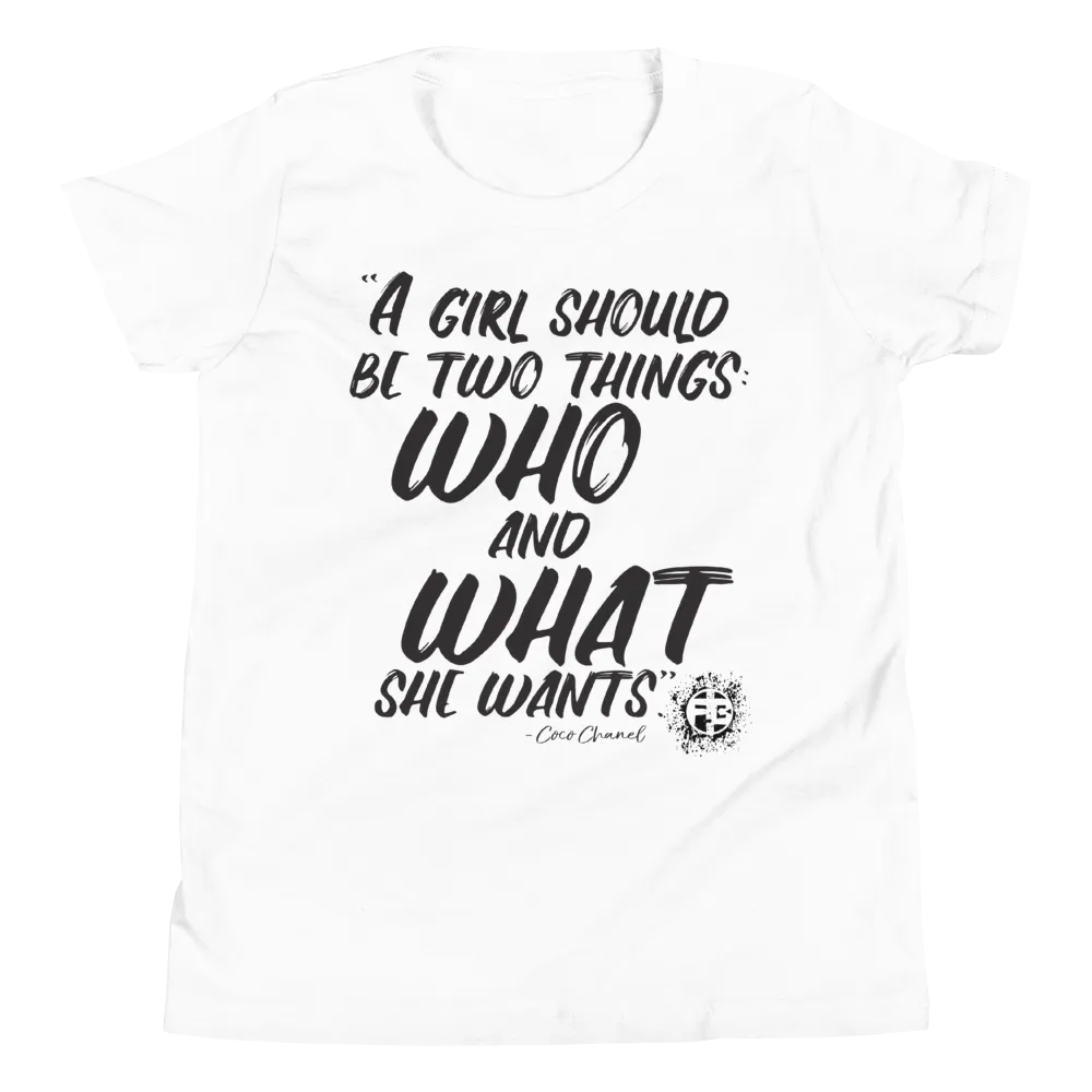 Fit Bitch - Kids - T-Shirt - A Girl Should Be Two Things