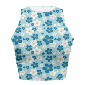 Floral Design Women Tight Tank Tops