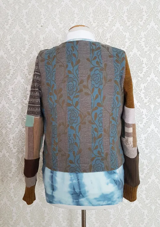 Folk & Flora Sweater Jacket - MEDIUM