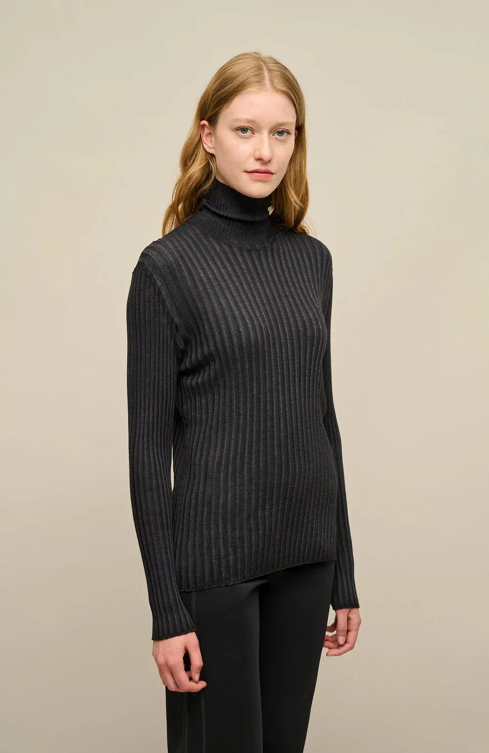 FRAUENSCHUH MarleenDyed Turtleneck, Black
