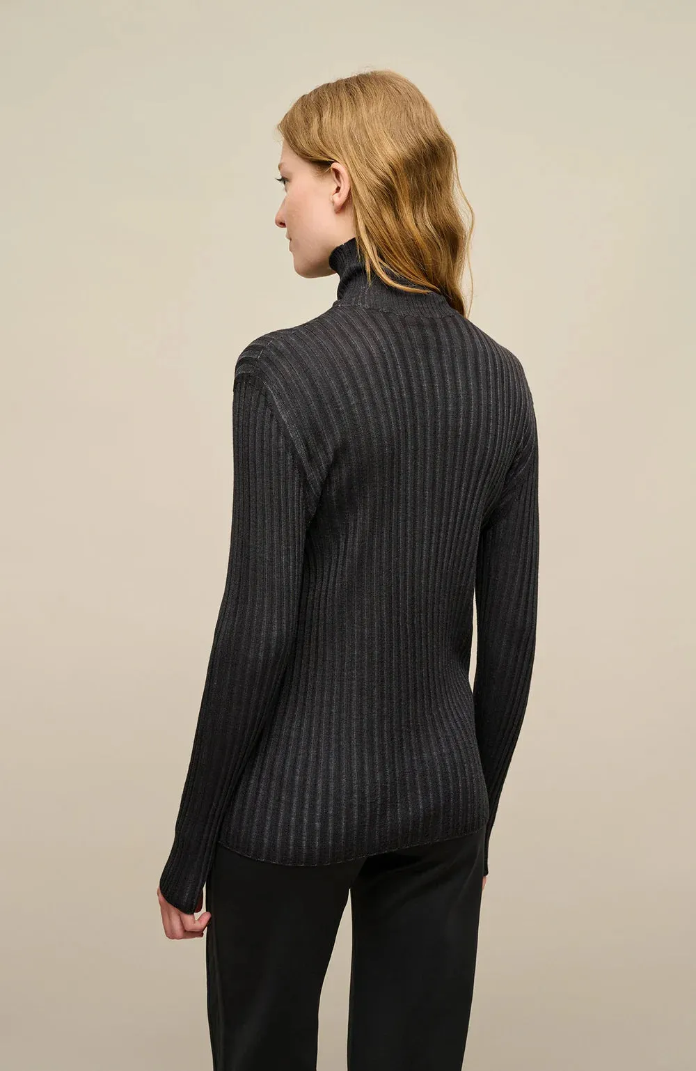 FRAUENSCHUH MarleenDyed Turtleneck, Black