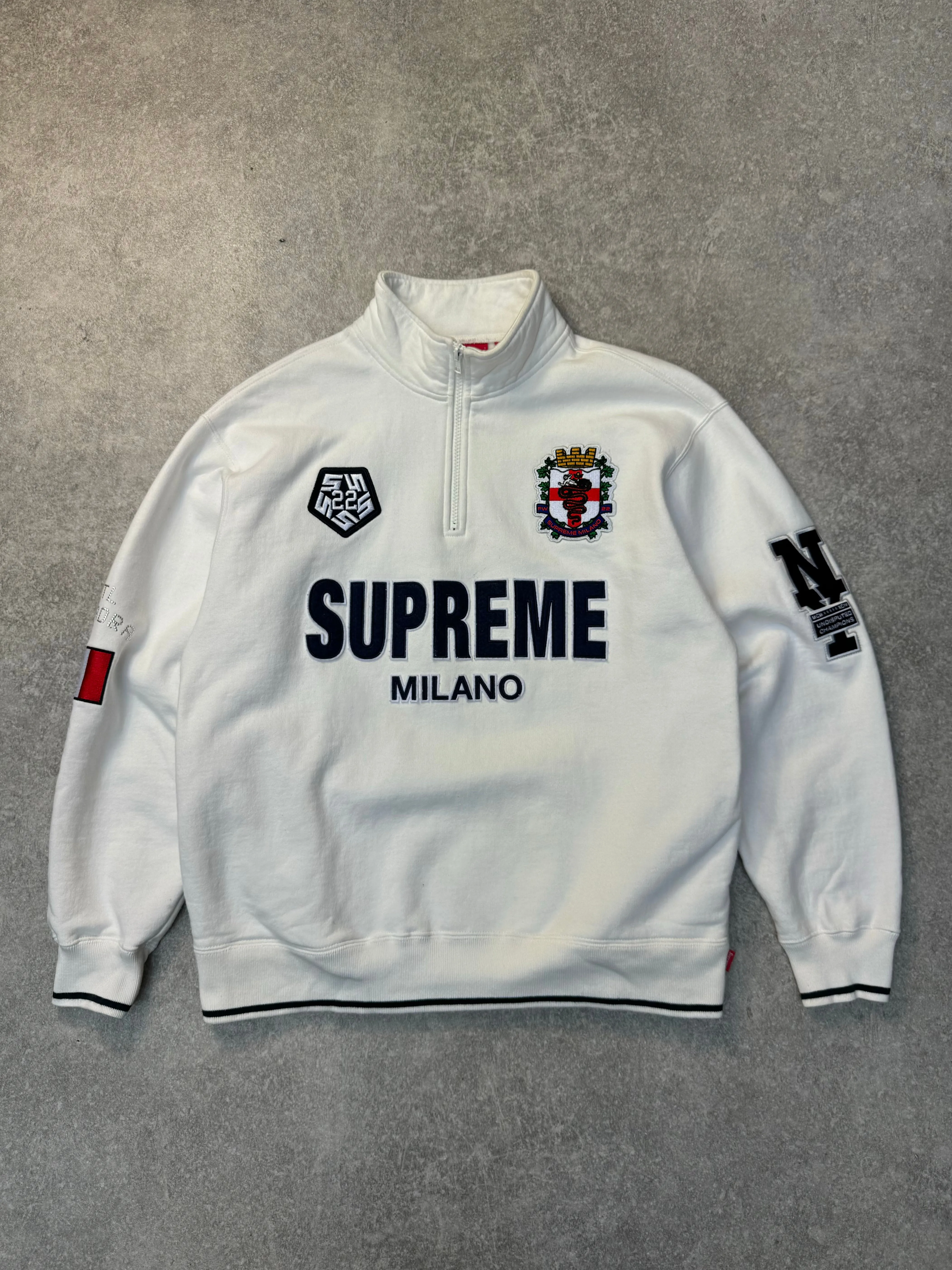 F/W 2022 Supreme 'Milano' Half Zip Pullover Sweater