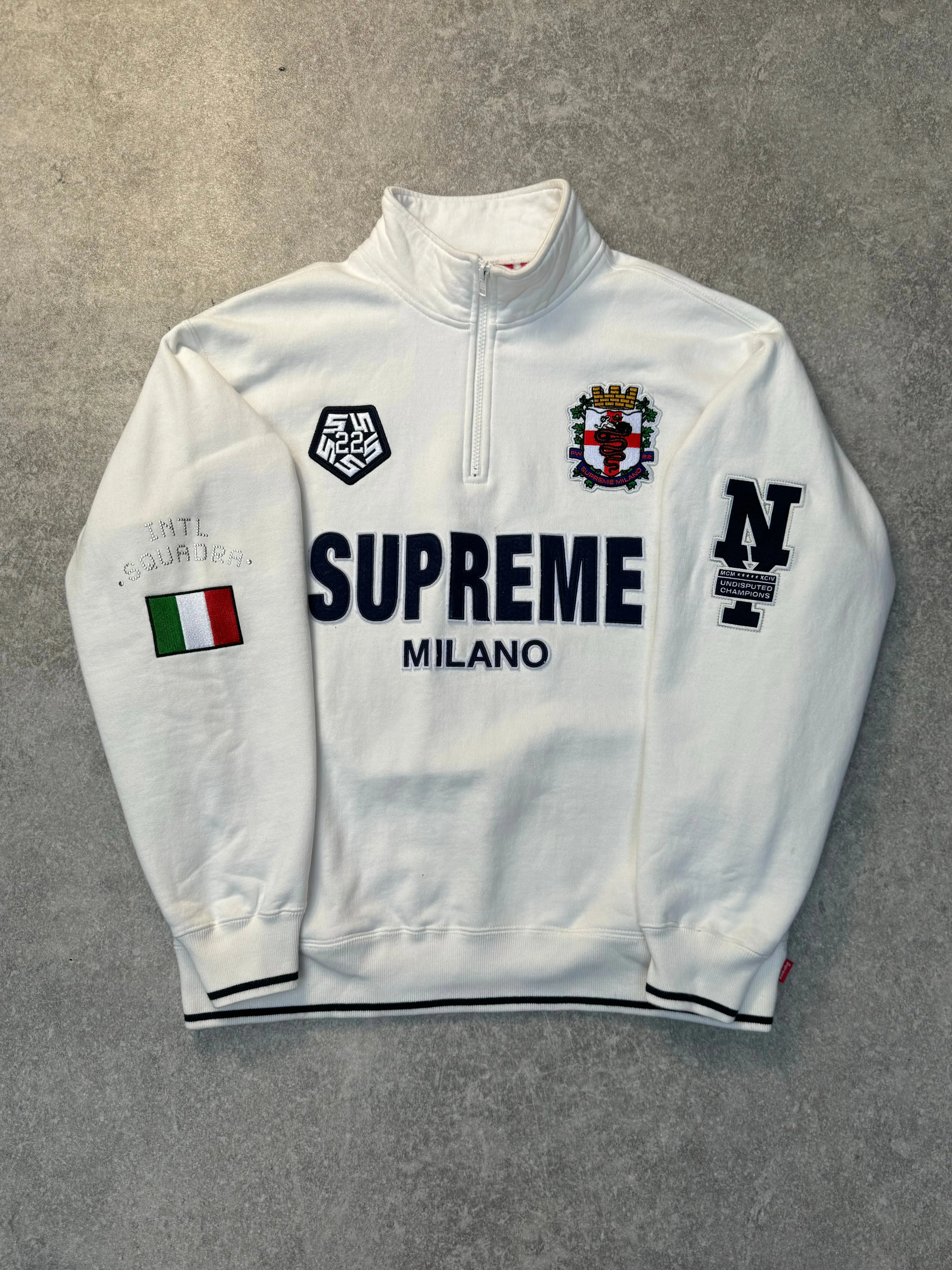F/W 2022 Supreme 'Milano' Half Zip Pullover Sweater