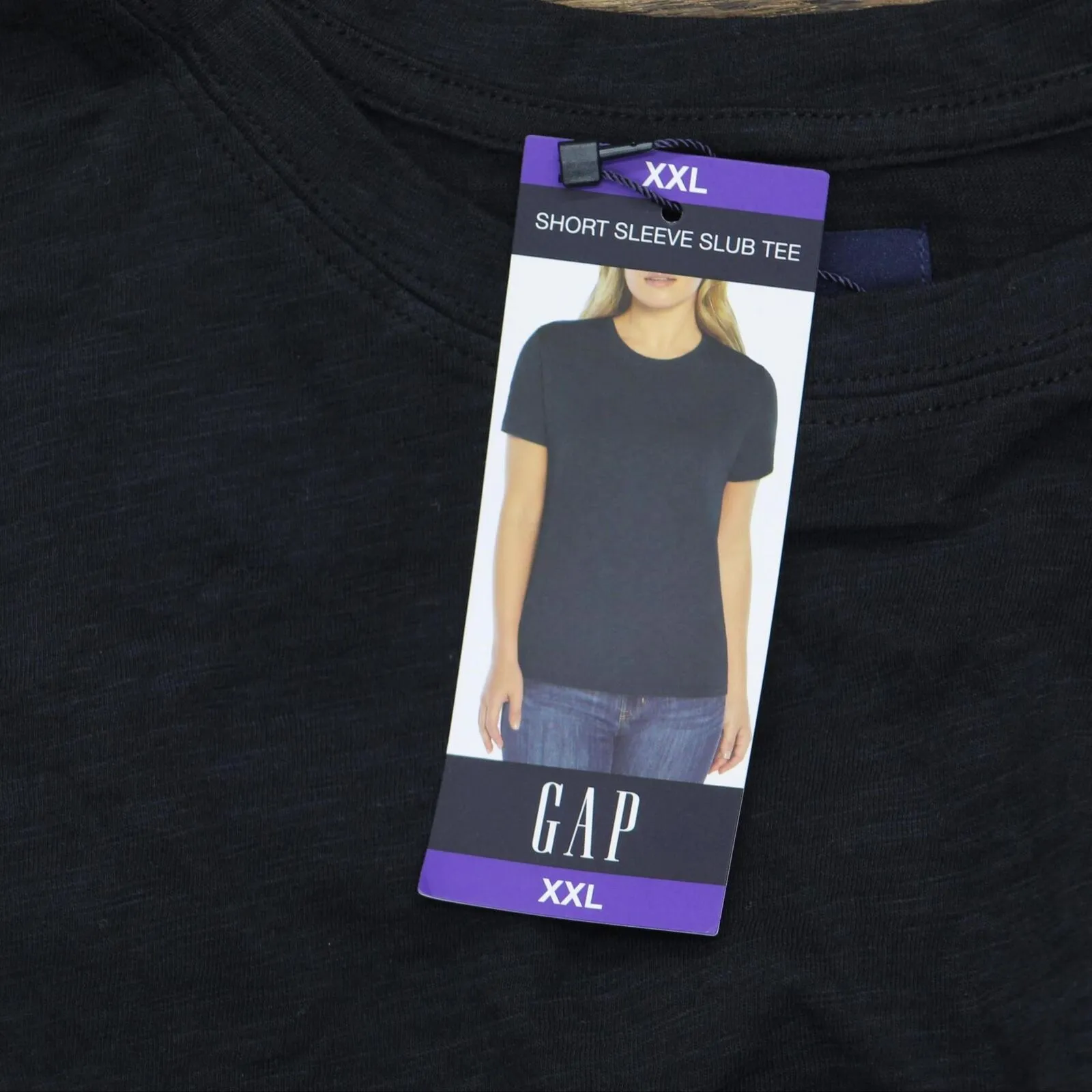 Gap Women's Relaxed Fit Short Sleeve Cotton Slub Basic Tee QLT5511S