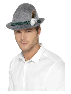 German Trenker Hat with Feather