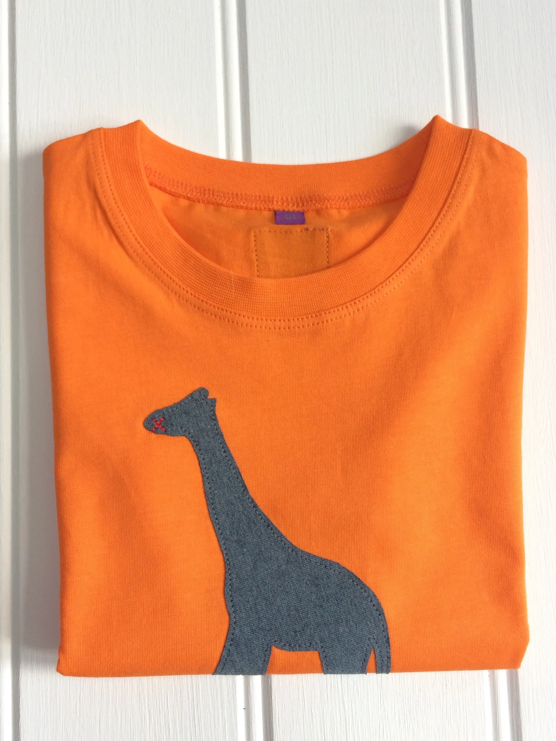Giraffe T-shirt - Orange