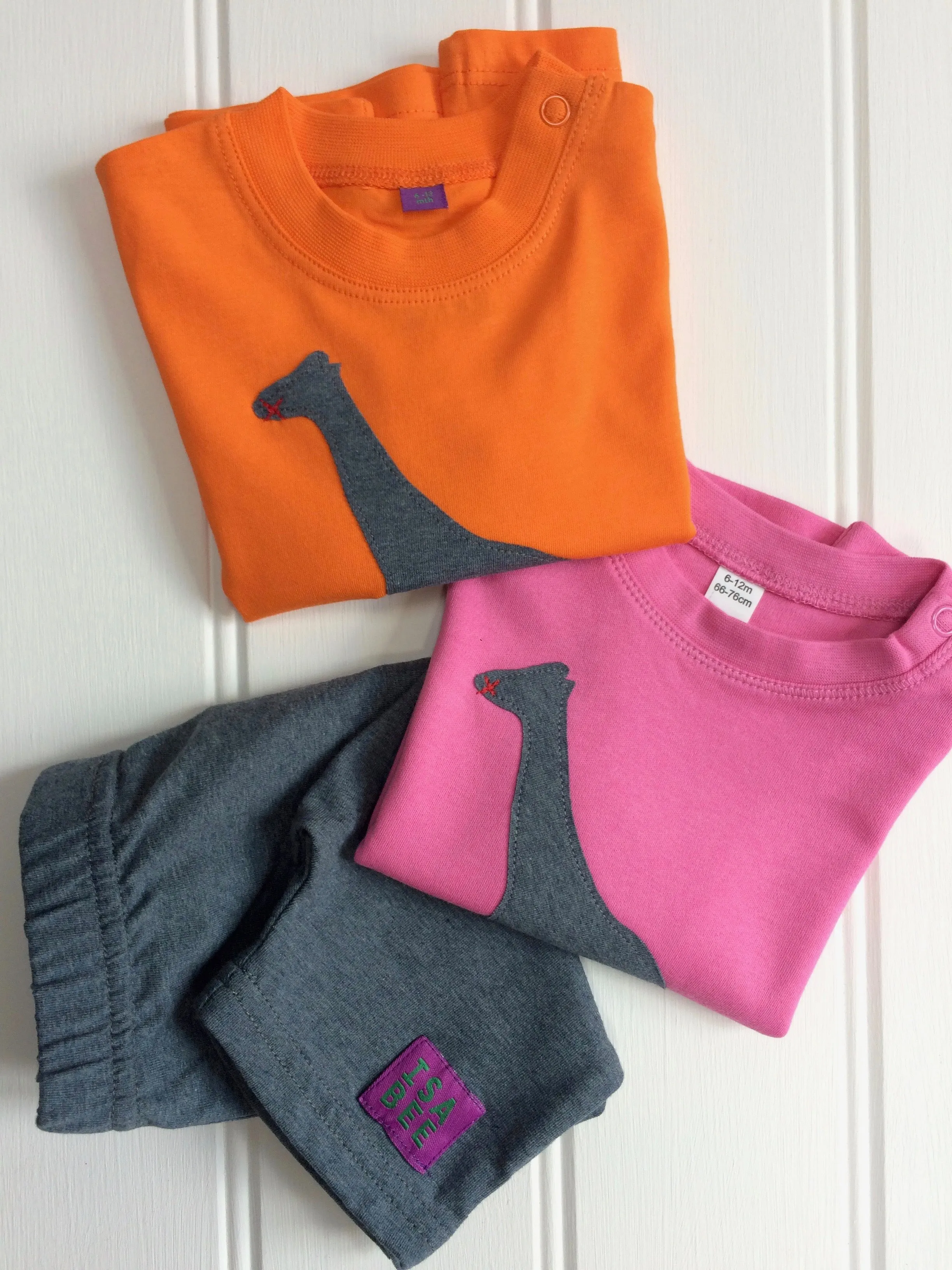 Giraffe T-shirt - Orange