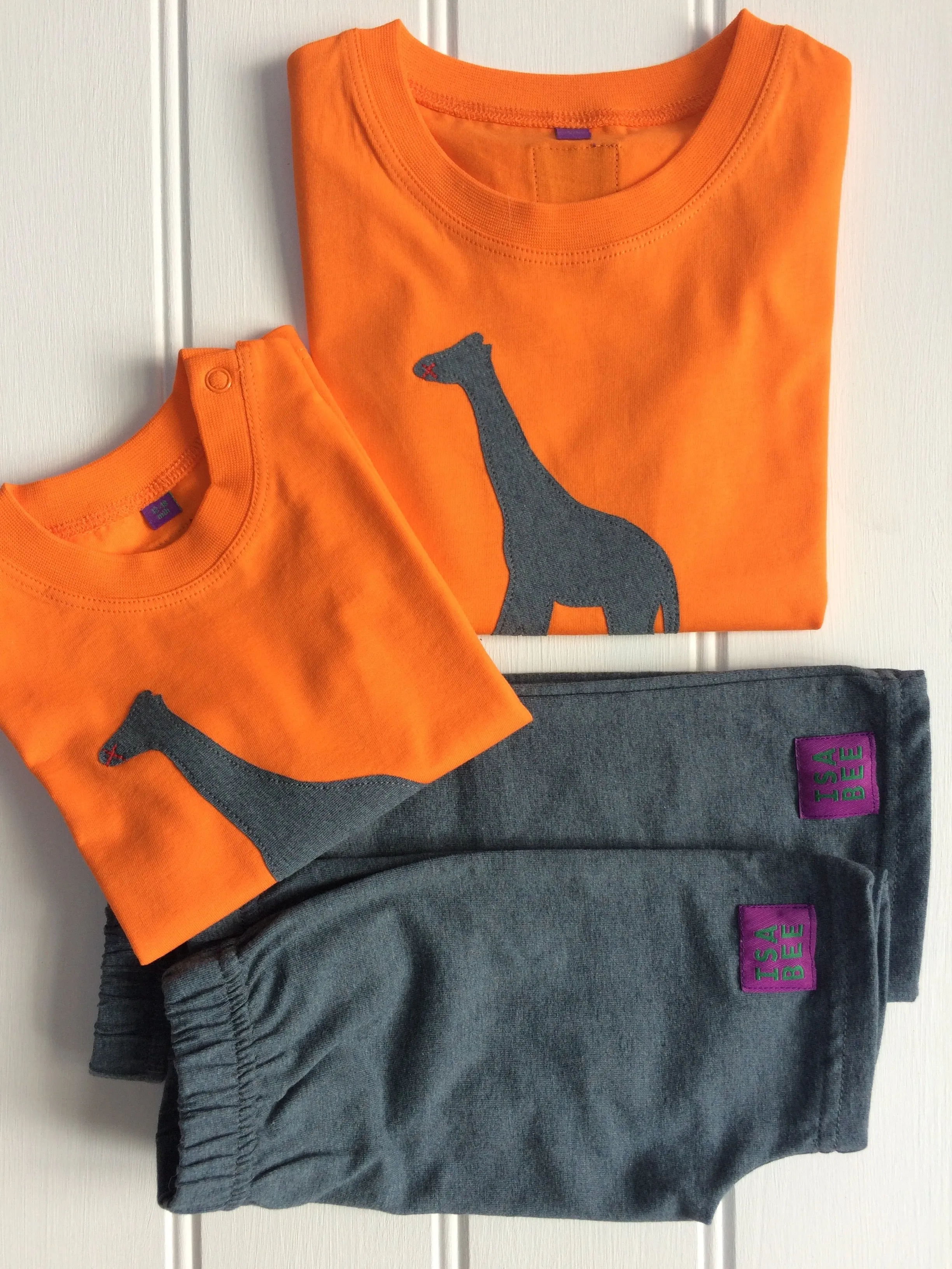 Giraffe T-shirt - Orange