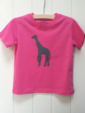Giraffe T-shirt - Pink