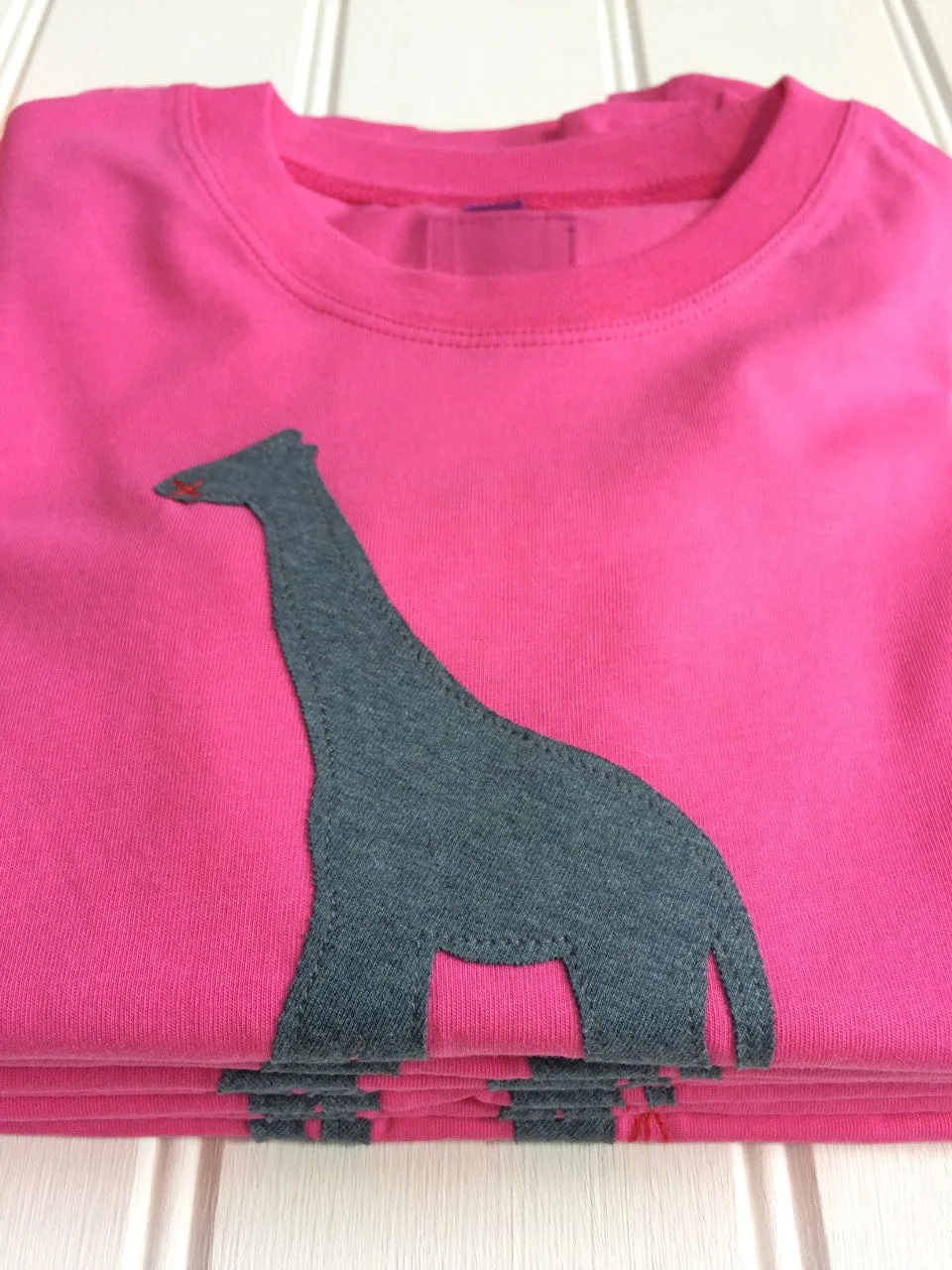 Giraffe T-shirt - Pink