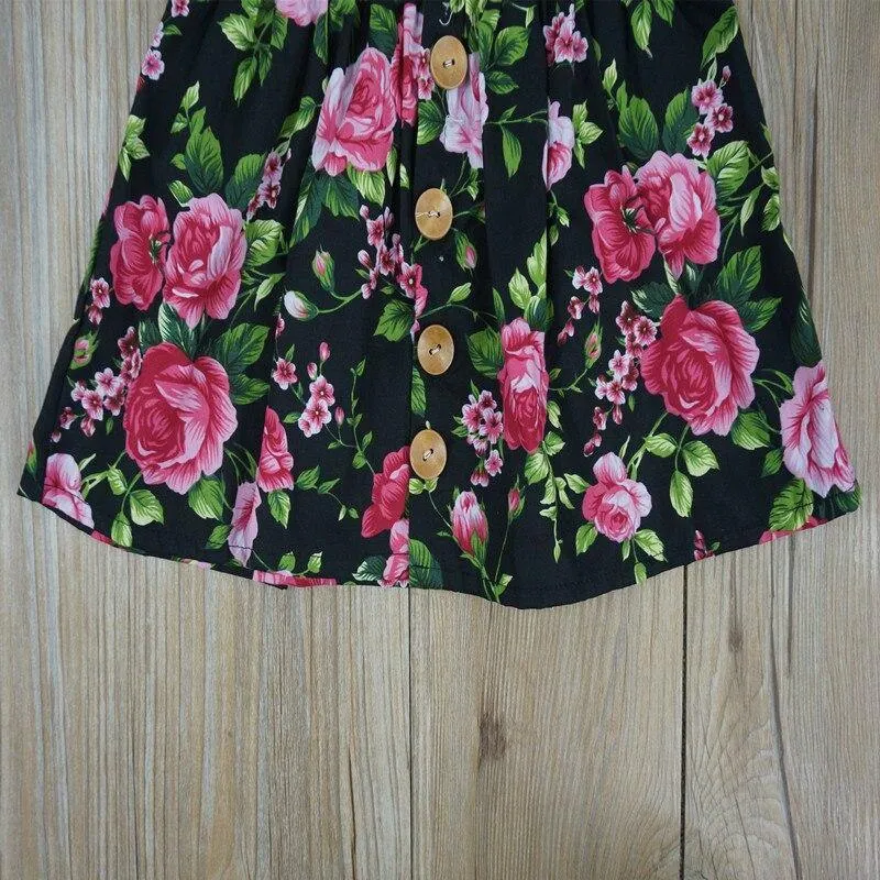 GIRL ROSE DRESS