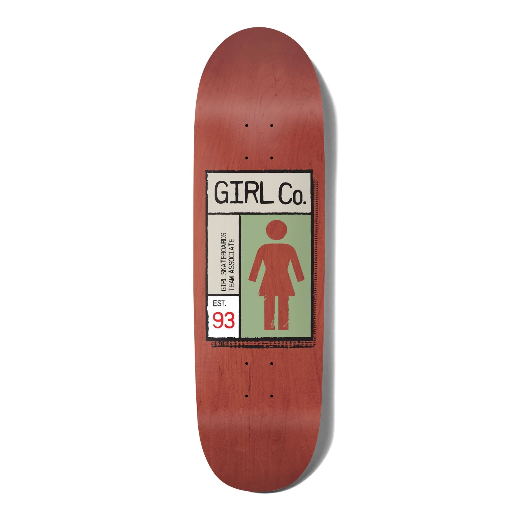 Girl Skateboard Gridbox Simon Bannerot Loveseat Skateboard Deck - 9.0"