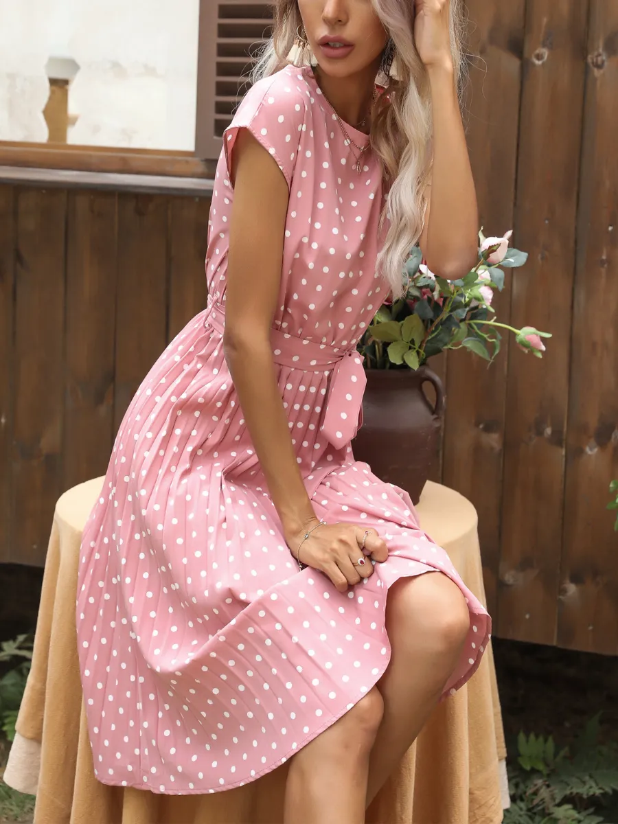 Given Spot Dress - Pink