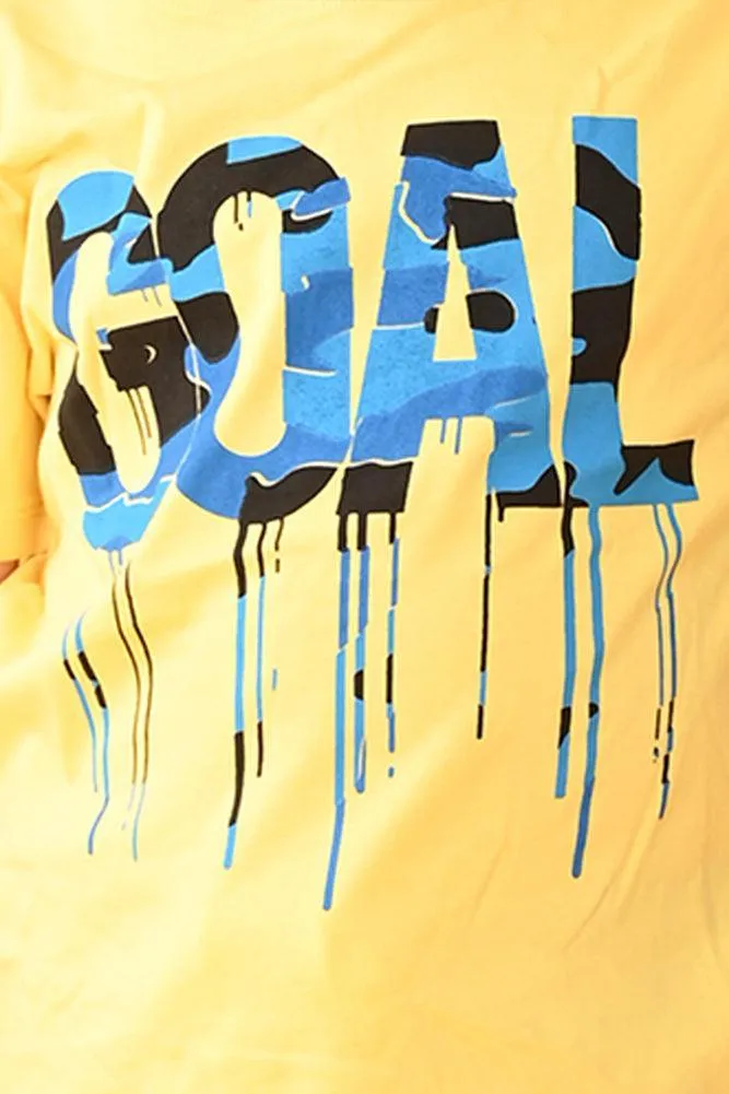 GOAL SHORT SLEEVES - T-SHIRT - YELLOW