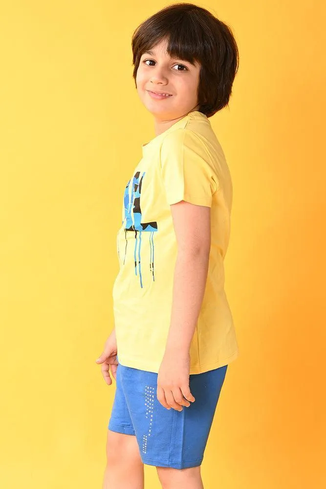 GOAL SHORT SLEEVES - T-SHIRT - YELLOW
