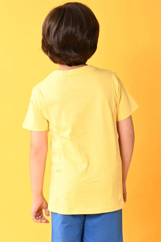 GOAL SHORT SLEEVES - T-SHIRT - YELLOW