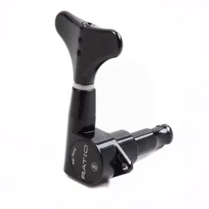 GraphTech RATIO Bass Guitar 2 2 Key Machine Heads ~ Black