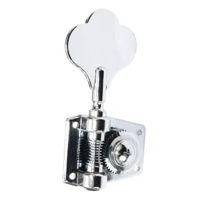 GraphTech RATIO Bass Guitar Machine Heads ~ 4 1 ~ Clover ~ Chrome
