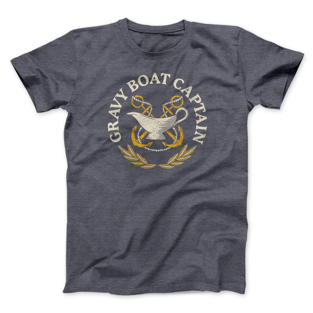 Gravy Boat Captain Funny Thanksgiving Men/Unisex T-Shirt