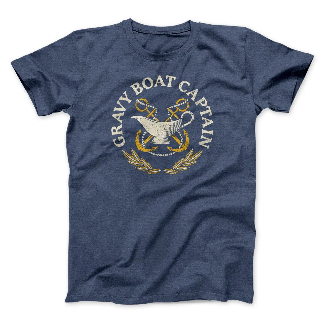 Gravy Boat Captain Funny Thanksgiving Men/Unisex T-Shirt