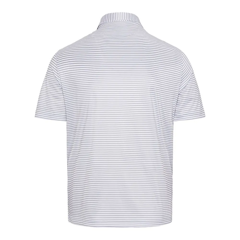 Greg Norman Classic Bar Stripe Polo - Sterling