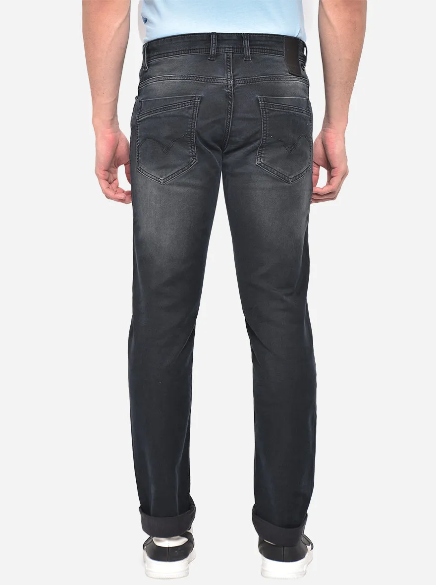 Grey Washed Slim Fit Jeans | JadeBlue