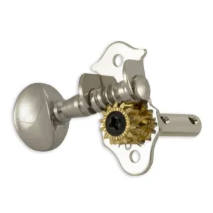 Grover STA-TITE Machineheads ~ 3 3 ~ Horizontal ~ Nickel