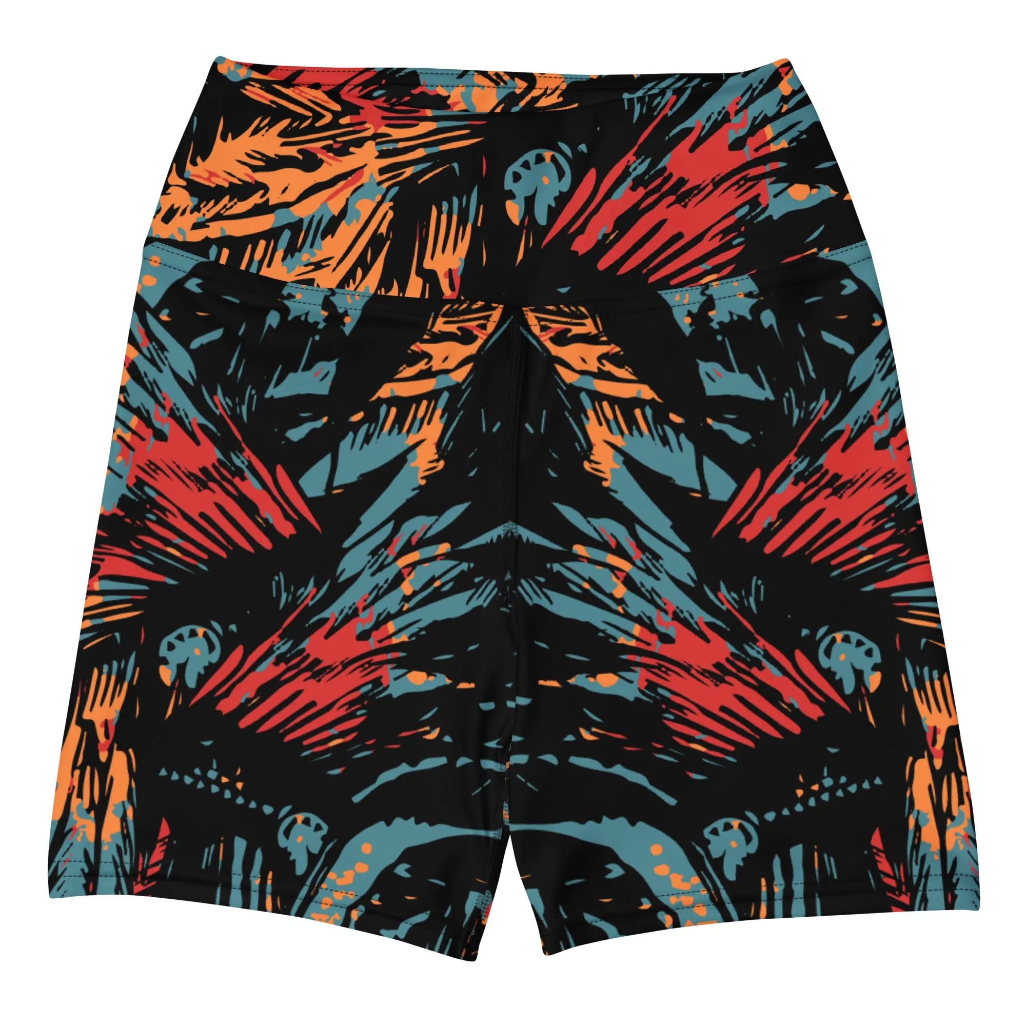 Grunge Spirit Featherstorm Yoga Shorts