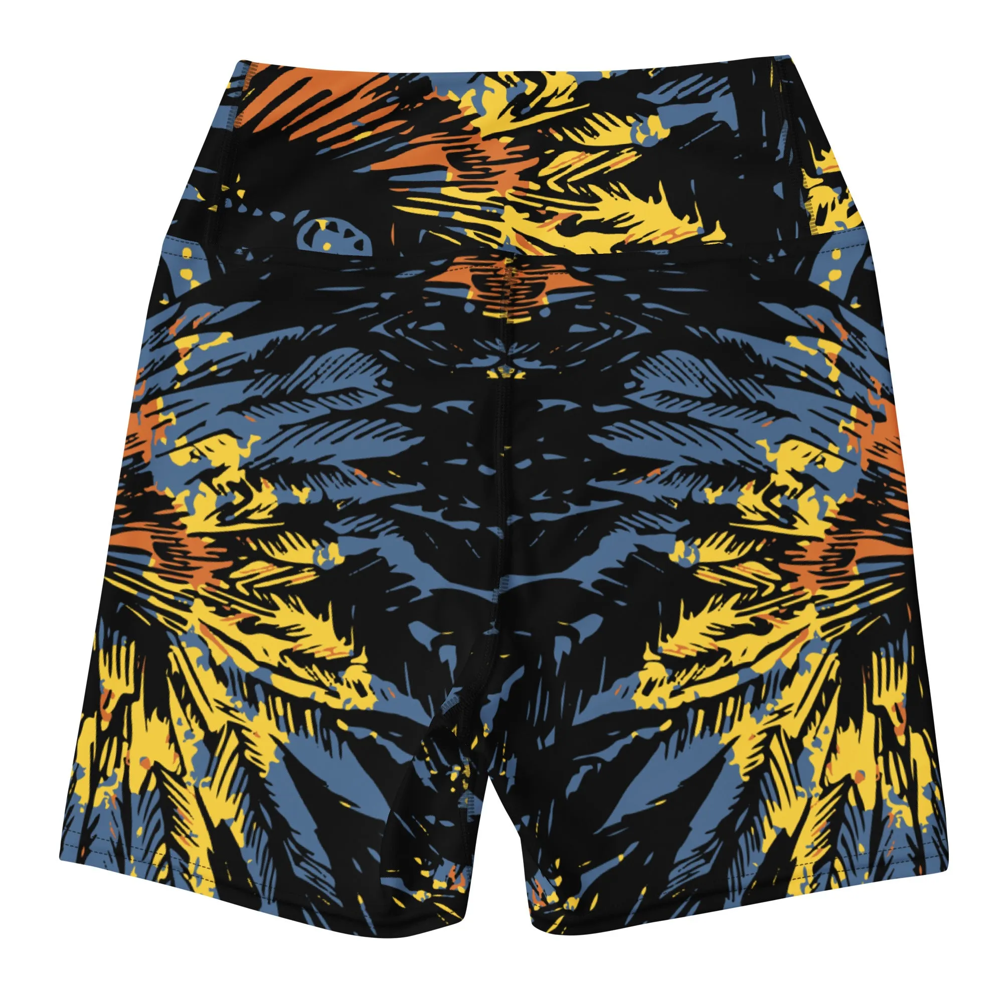 Grunge Spirit Featherstorm Yoga Shorts