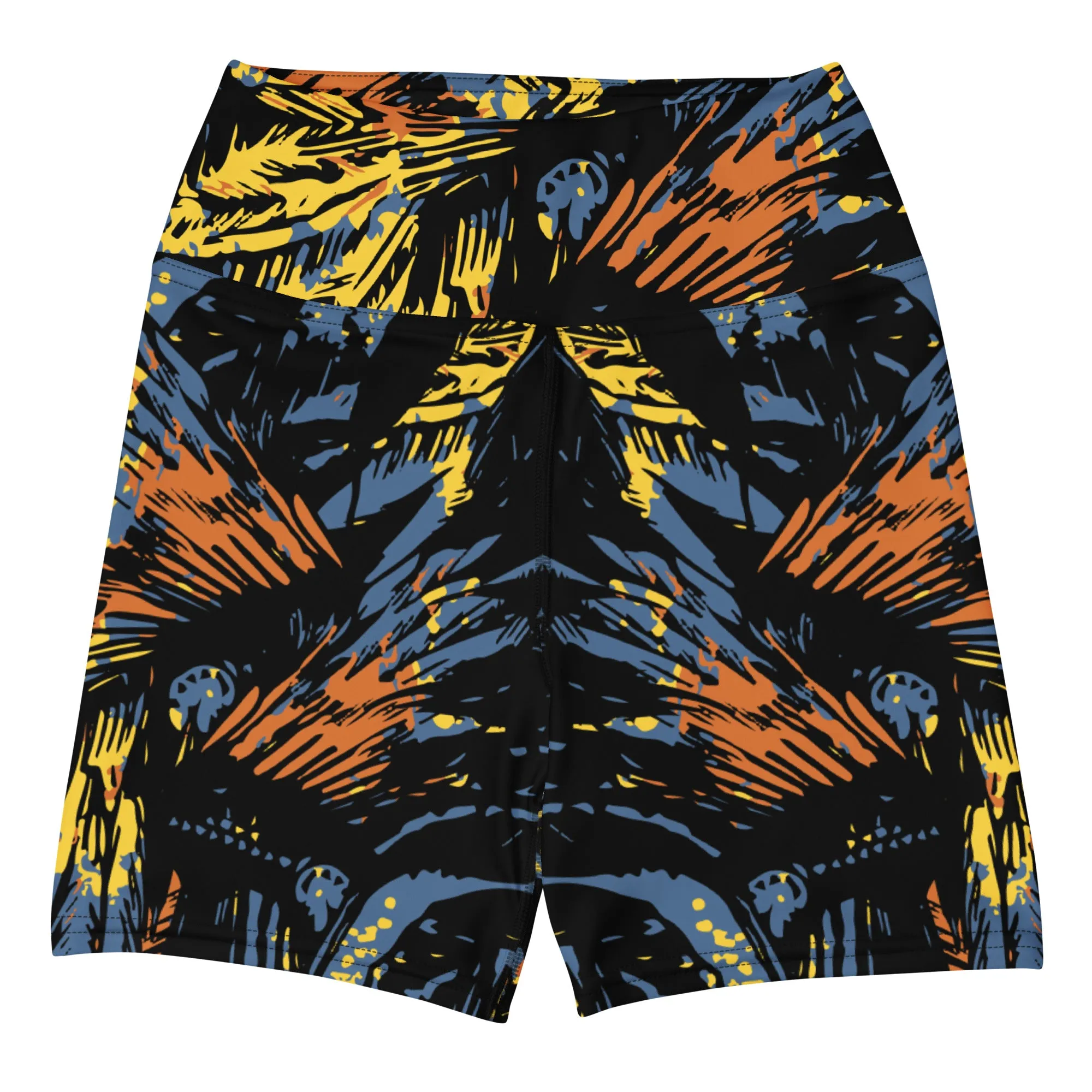 Grunge Spirit Featherstorm Yoga Shorts