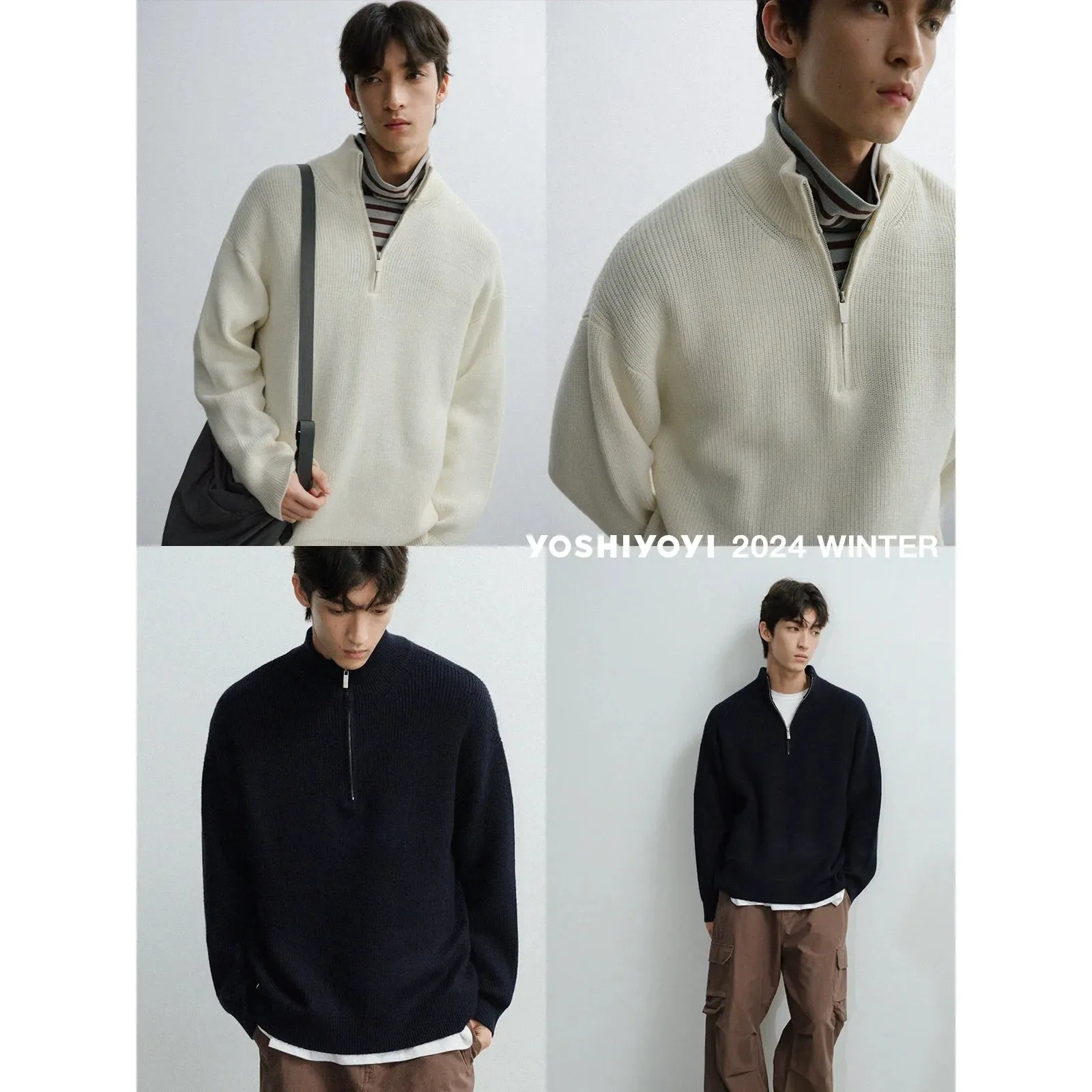 Half-Zip Men’s Sweater
