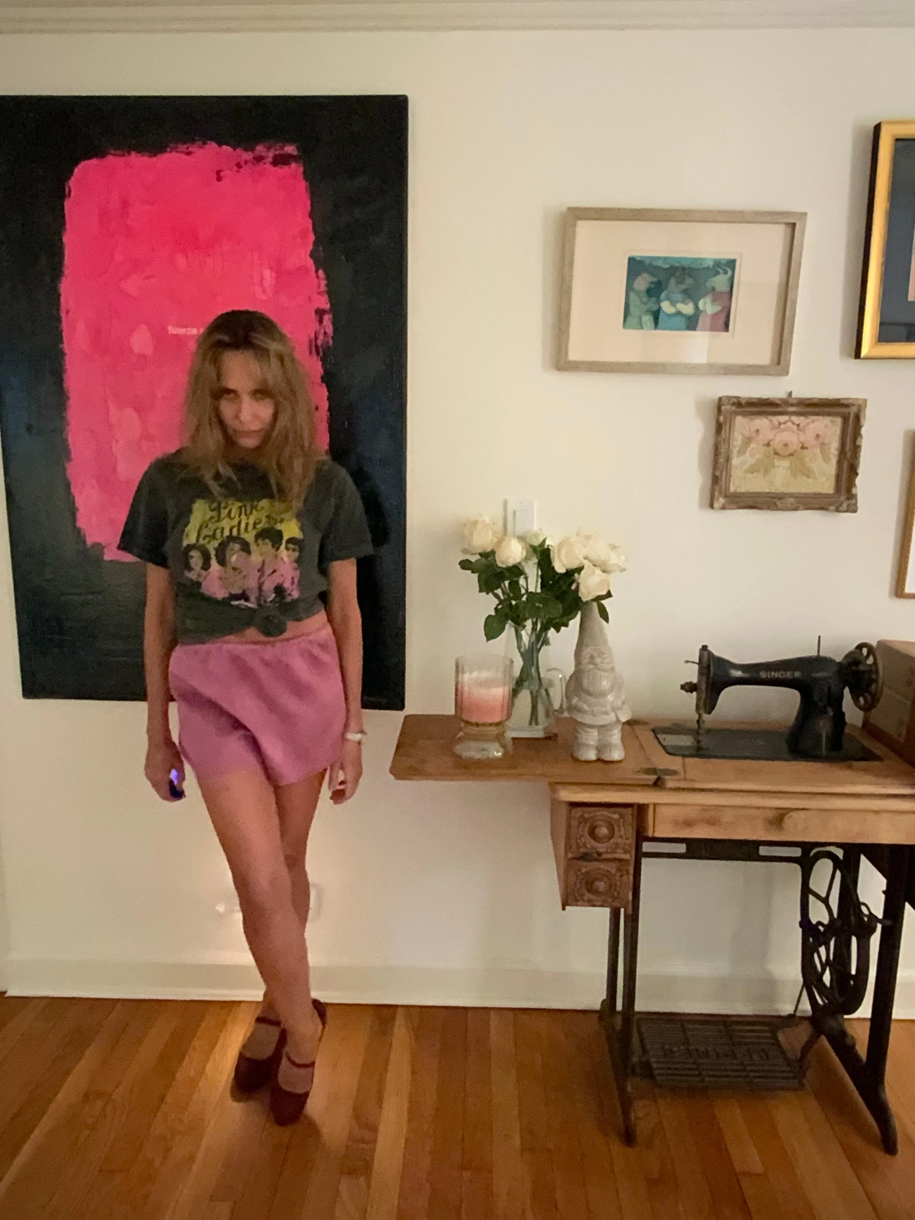 Hand Dyed Silk Tap Pants - 30s - 30G