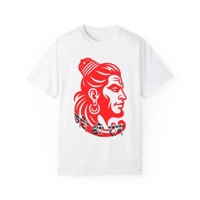 Hanuman Tee Chic Jai Shri Ram Cotton Style