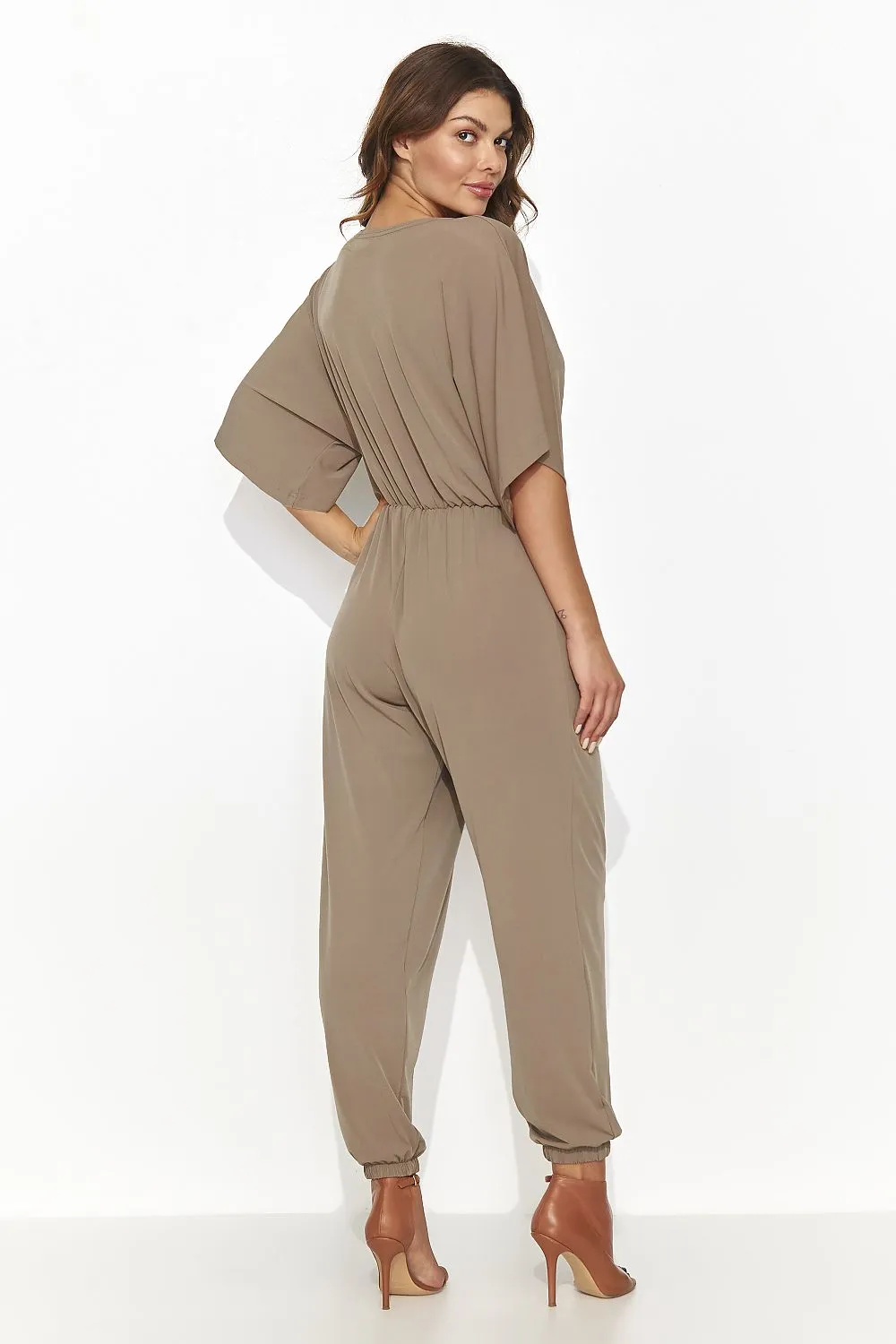 Heart-Shaped Neckline Elegant Jumpsuit