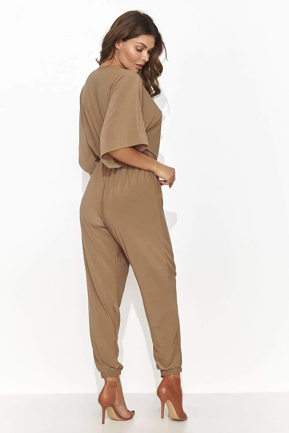 Heart-Shaped Neckline Elegant Jumpsuit