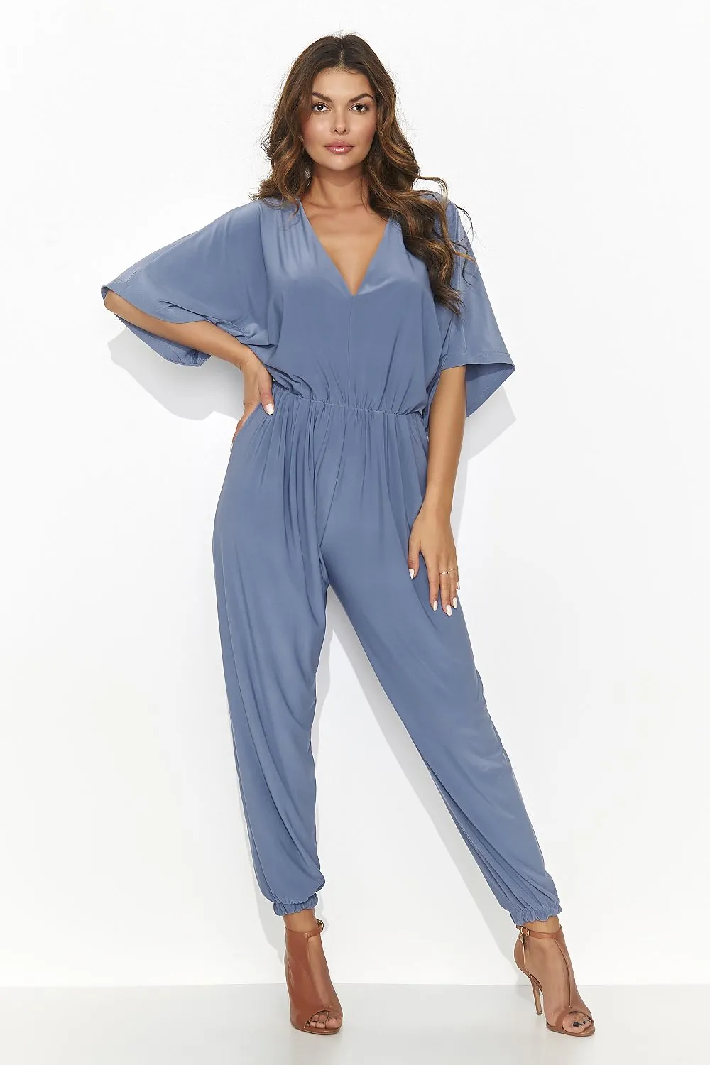 Heart-Shaped Neckline Elegant Jumpsuit